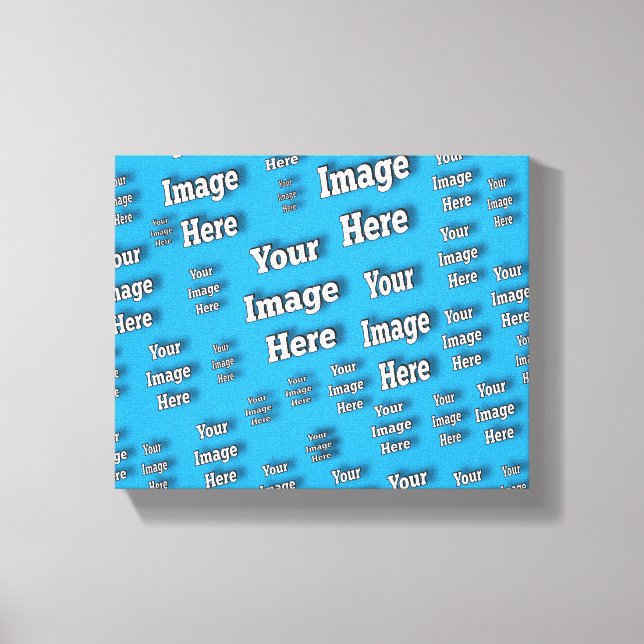🤍 Create Your Own Custom Template Canvas Print (Front)