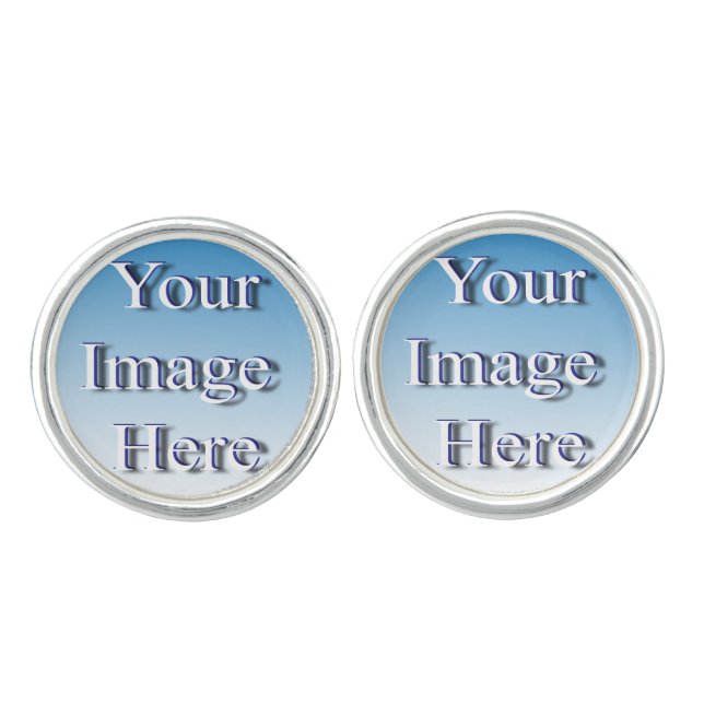 🤍 Create Your Own Custom Template Cufflinks (Front)