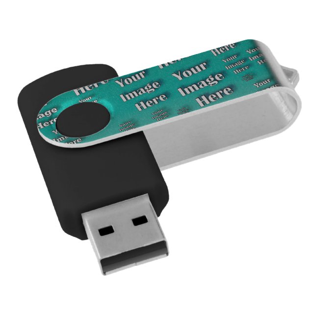 🤍 Create Your Own Custom Template Flash Drive (Angled)