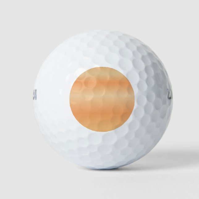 🤍 Create Your Own Custom Template Golf Balls (Front)
