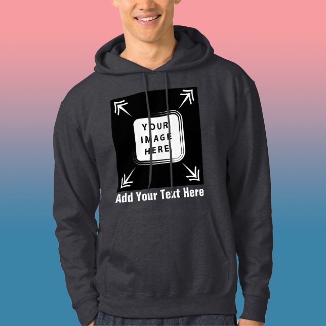 Create Your Own Custom Template Personalized Gifts Hoodie (Zazzle Create Your Own Custom Template Personalized Gifts Hoodie (Front) upload add your logo here)