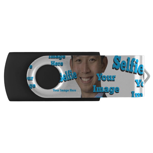 🤍 Create Your Own Custom Template USB Flash Drive (Front)
