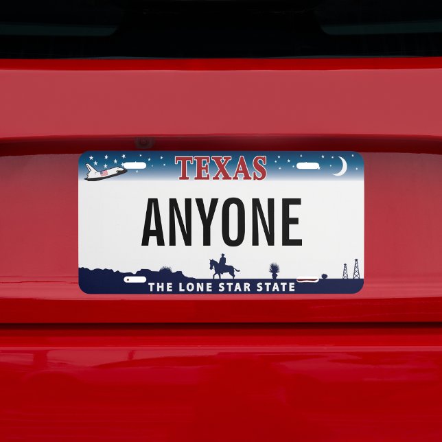 Create Your Own Custom Texas  License Plate (Create Your Own Custom Texas License Plate)