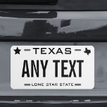Create Your Own Custom Texas License Plate at Zazzle