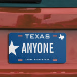 Create Your Own Custom Texas License Plate at Zazzle