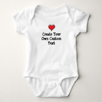 Create your own custom text baby bodysuit Create your own custom text baby bodysuit