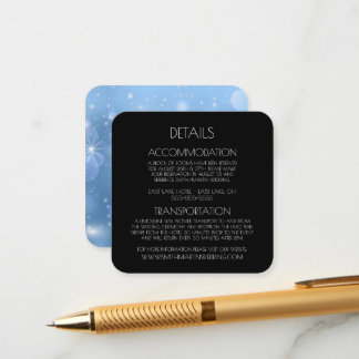 Create Your Own Custom Text Bokeh Sparkles Enclosure Card