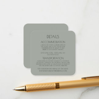 Create Your Own Custom Text Colored Background Enclosure Card
