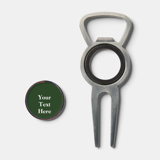 Create Your Own Custom Text Divot Tool (Front (Open))