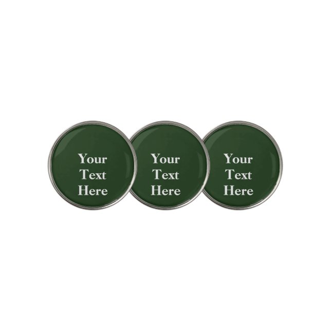 Create Your Own Custom Text Golf Ball Marker (3 Up)