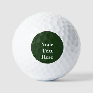 Create Your Own Custom Text Golf Balls