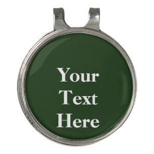 Create Your Own Custom Text Golf Hat Clip