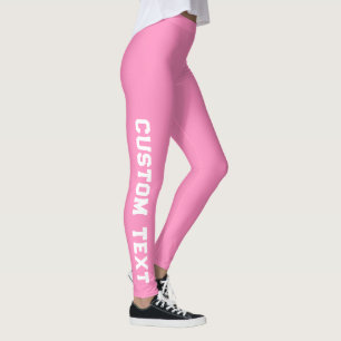 Create Your Own Custom Text Leggings