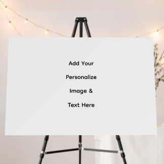 create your own custom text personalize foam board