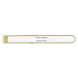 create your own custom text personalize gold finish tie bar