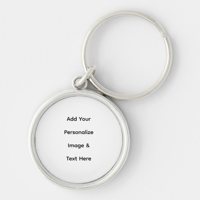 create your own custom text personalize keychain (Front)