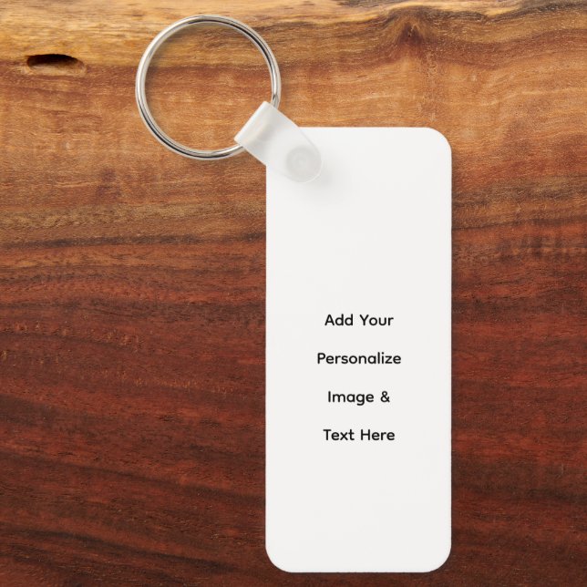 create your own custom text personalize keychain (Front)