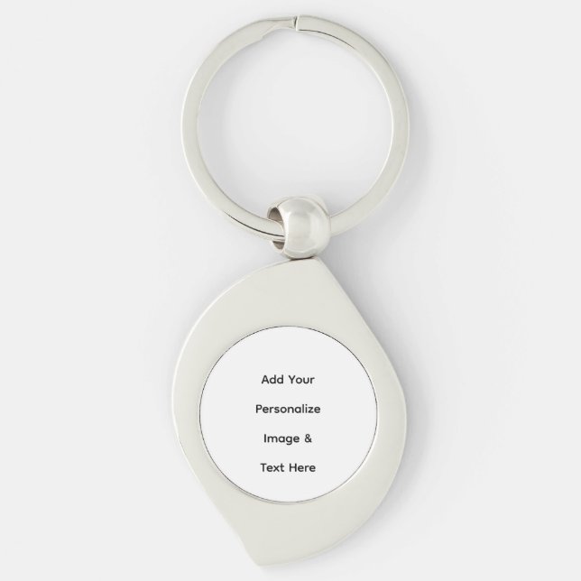 create your own custom text personalize keychain (Front)