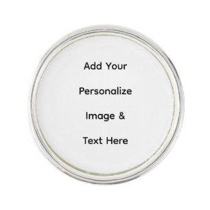 create your own custom text personalize lapel pin
