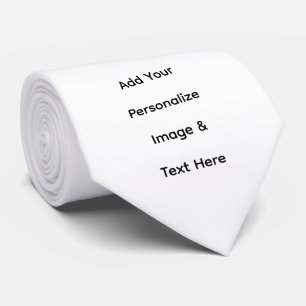 create your own custom text personalize neck tie