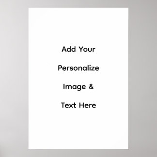 create your own custom text personalize poster