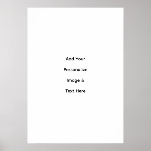 create your own custom text personalize poster
