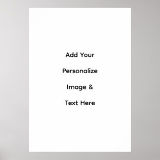 create your own custom text personalize poster