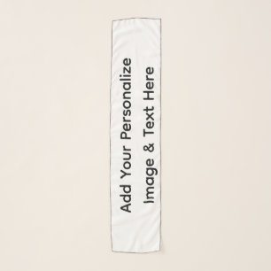 create your own custom text personalize scarf