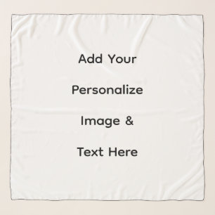 create your own custom text personalize scarf