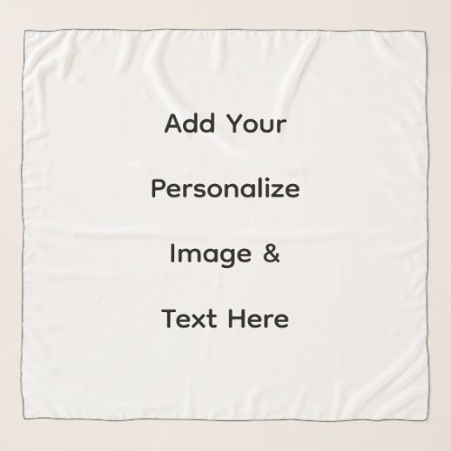create your own custom text personalize scarf