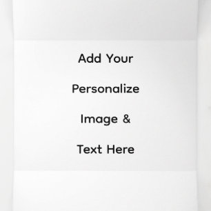 create your own custom text personalize Tri-Fold program