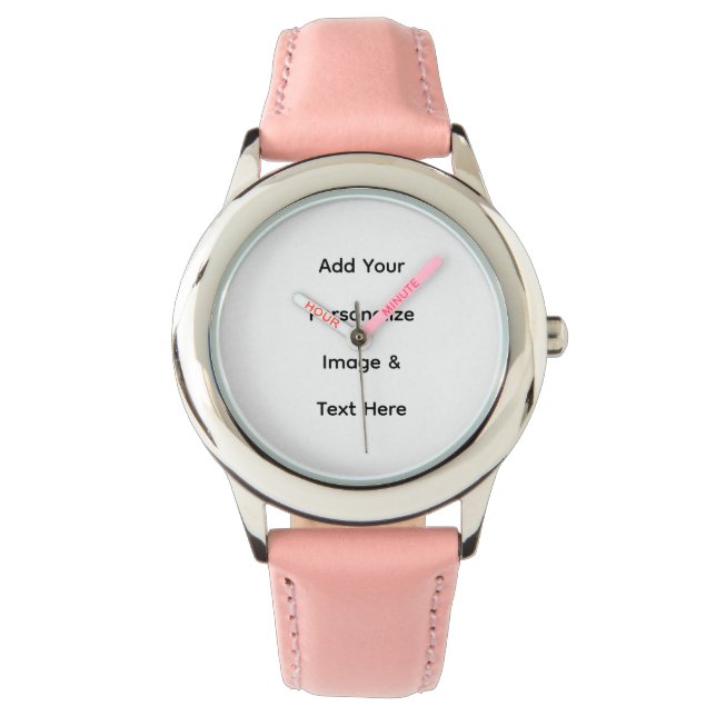 create your own custom text personalize watch (Front)