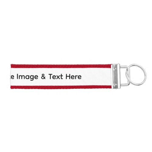 create your own custom text personalize wrist keychain