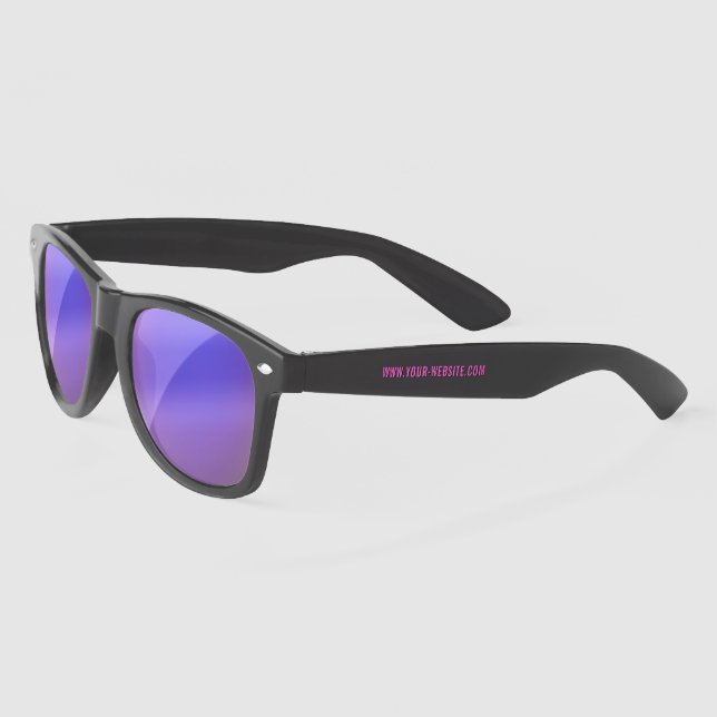 Create Your Own Custom Text Sunglasses Template (Left)