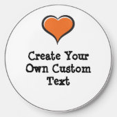 Create your own custom text wireless charger (Front)