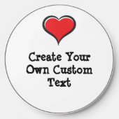 Create your own custom text wireless charger (Front)