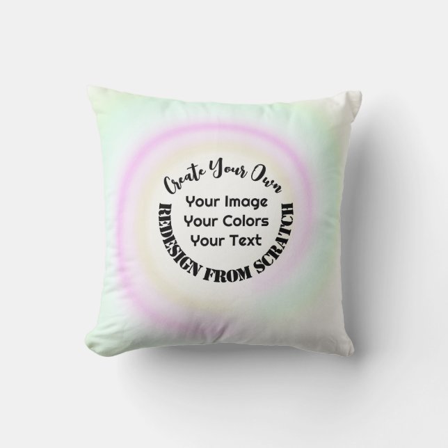 Create Your Own Custom Throw Pillow (Front)