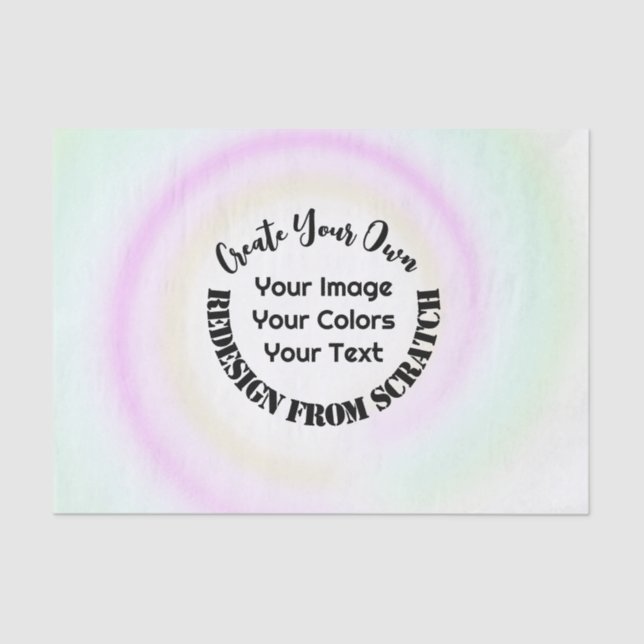 Create Your Own Custom Tissue Paper (Front)