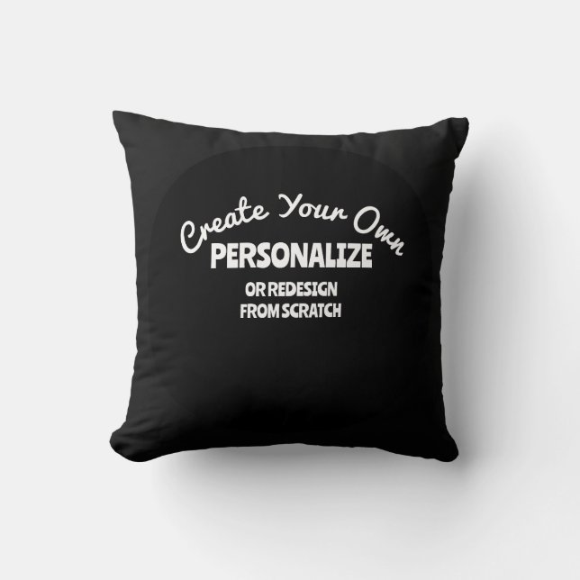 Create Your Own Custom Tote Bag Throw Pillow (Front)