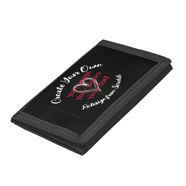 Create Your Own Custom Trifold Wallet (Bottom)