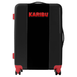 Create Your Own custom unique red and black Luggage