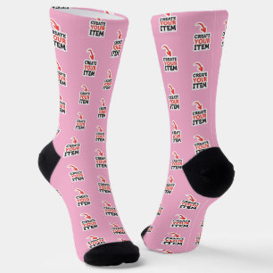 CREATE-YOUR-OWN Custom upload design Bachelorette Socks