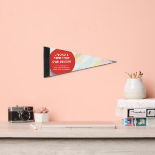 Create Your Own Custom (various sizes)  Pennant Flag