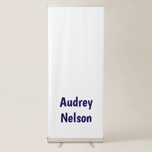 Create Your Own Custom Vertical Retractable Banner