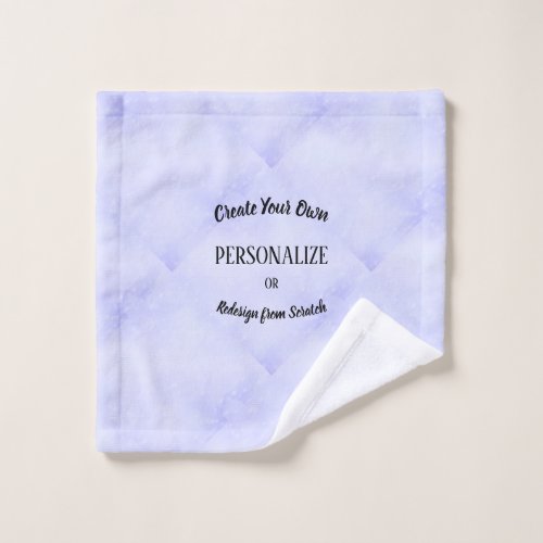 Create Your Own Custom Wash Cloth