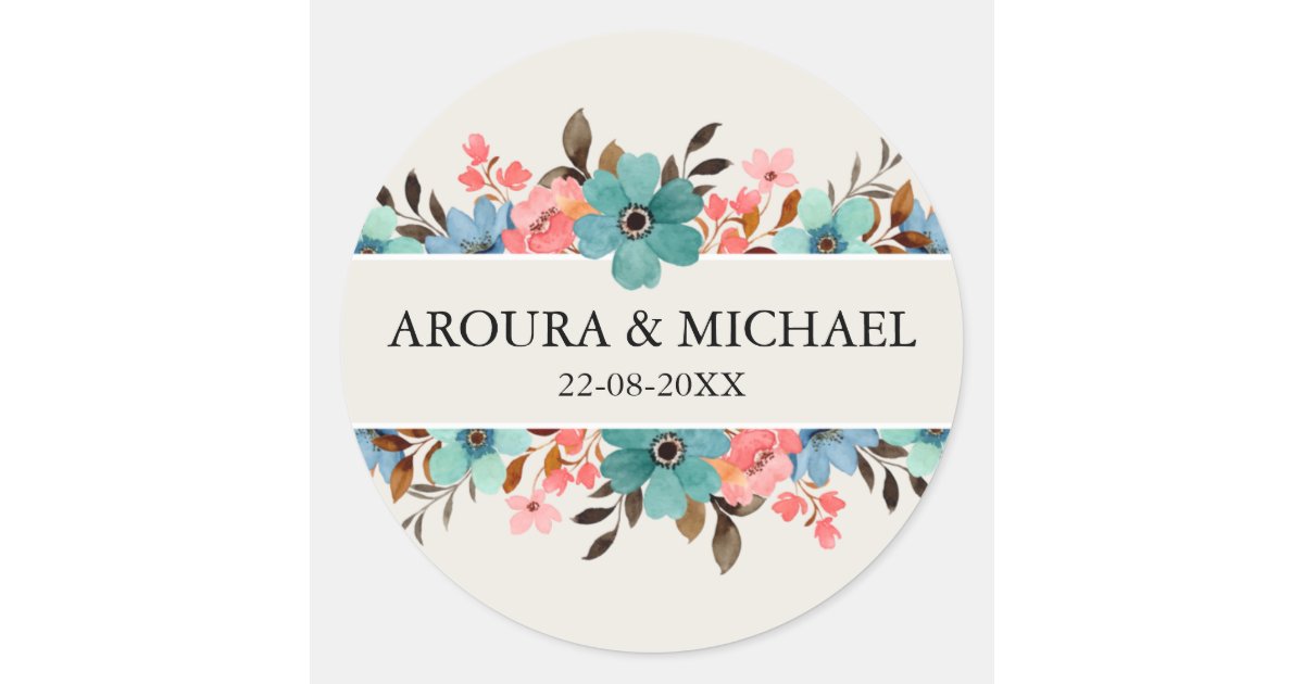 Bride Round Sticker Create your own custom wedding classic round sticker | Zazzle