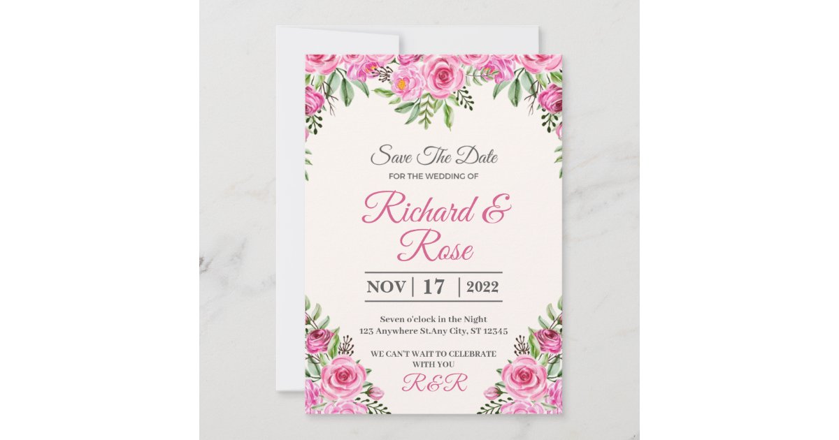 Create Your Own Custom Wedding Invitation Cards