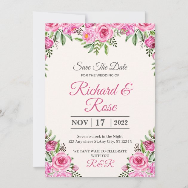 Create Your Own Custom Wedding Invitation Cards