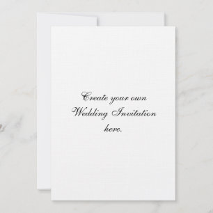 Create Your Own Custom Wedding Invitations Linen