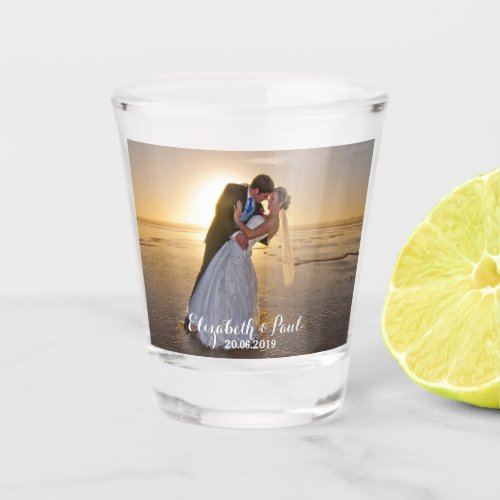 Create Your Own Custom Wedding Photo Shot Glass